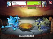 Fighting Specter Dragon with Crystal Dragon