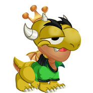 Crowned Dragon Baby image