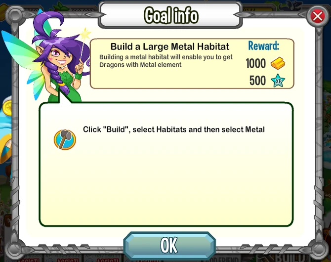 This is the view when you click "info" on a goal