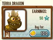 Terra Dragon in Shop