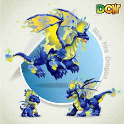 blue fire dragon dragon city