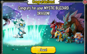 Congratulations Mystic Blizzrad