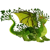 Dragón Bosque Frondoso Fase 3