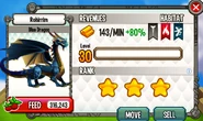 Blue Dragon with 3 Gold Stars