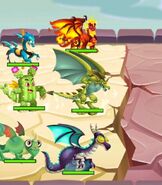 The Pterodactyl Dragon battling in a Odyssey