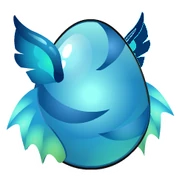 Aquamarine Dragon Egg image