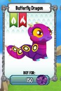 Butterfly Dragon in Dragon City Mobile