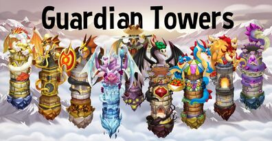 Todas las torres de los dragones guardianes