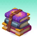 School Books = "Get ahead of other Dragon Masters with these course materials!"