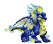 Blue Fire Dragon Young image