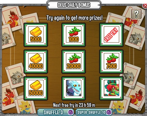 Deus daily bonus 06082013