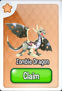 Zombie Dragon Card