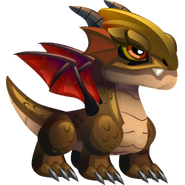 Sunset Dragon Baby image
