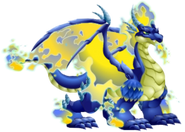 Blue Fire Dragon Adult image