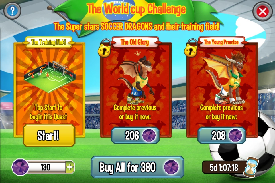 Dragon City Soccer Dragon