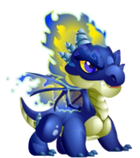 Blue Fire Dragon 1