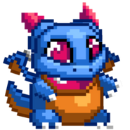 Pixel Dragon Baby image