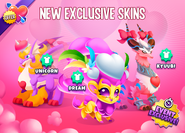 Pink hearts skin