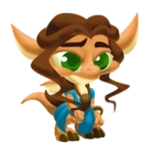 Brown Haired Dragon 1