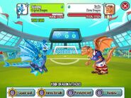 Fighting Zizou Dragon with Crystal Dragon