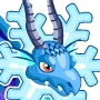 Schneeflocken-Drache0