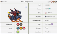 lava dragon statistics