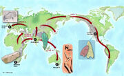 Out of africa map