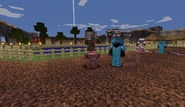 Meeting a pigman riding a pig