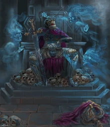 Сот в Даргаардском замке в окружении баньши