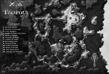 Xak Tsaroth Map