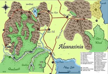 Abanasinia Mapa