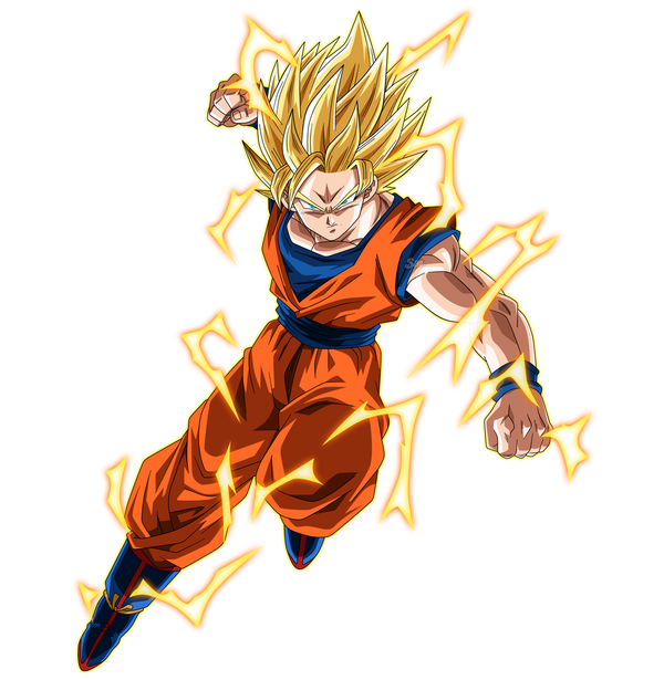 Cabelo de goku png