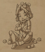 Child Rayla with Adoraburrs[21]