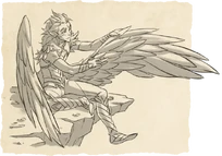 A Skywing Elf in Tales of Xadia