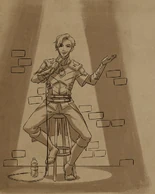 Soren doing stand up comedy[30]