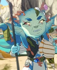 Akiyu's sea shell-like horns[3]