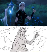 Half Moon Lies - Rayla uses a rose to prevent herself from sleeping[1]