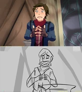 Half Moon Lies - Callum reacts flustered upon being asked about Claudia[1]