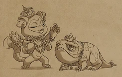 Stella and Bait dressed in jewelry[34]