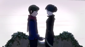 Callum and Claudia at the lake together[15]