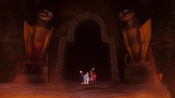 The gate to Rex Igneous's lair[5]