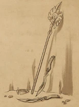 Rayla's blades, Callum's staff, and Ezran's crown[35]