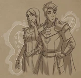 Claudia playing a joke on Soren by using magic[14]