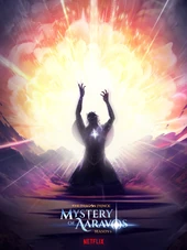 Aaravos on the "Book Six: Stars" poster