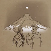 Tristan pointing the way for Corvus