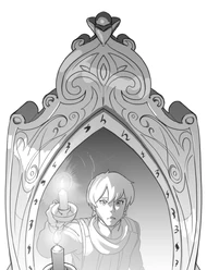 The mirror discovered by Callum in Inheritance