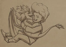 Ezran is reunited with an excited Azymondias[14]