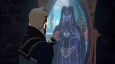 Aaravos is first seen by Viren inside his prison[18]