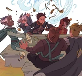 Callum proves his magic connection to Lujanne[61]