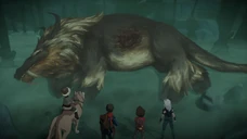 A large monster with a bite is discovered